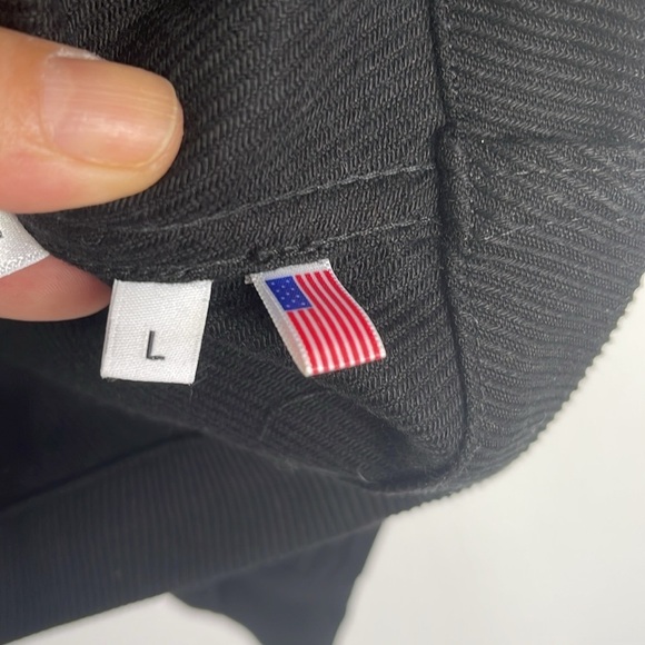 Goodfight Men's Black Textured Cotton Button Up Pockets Jacket Size Large - Picture 6 of 7